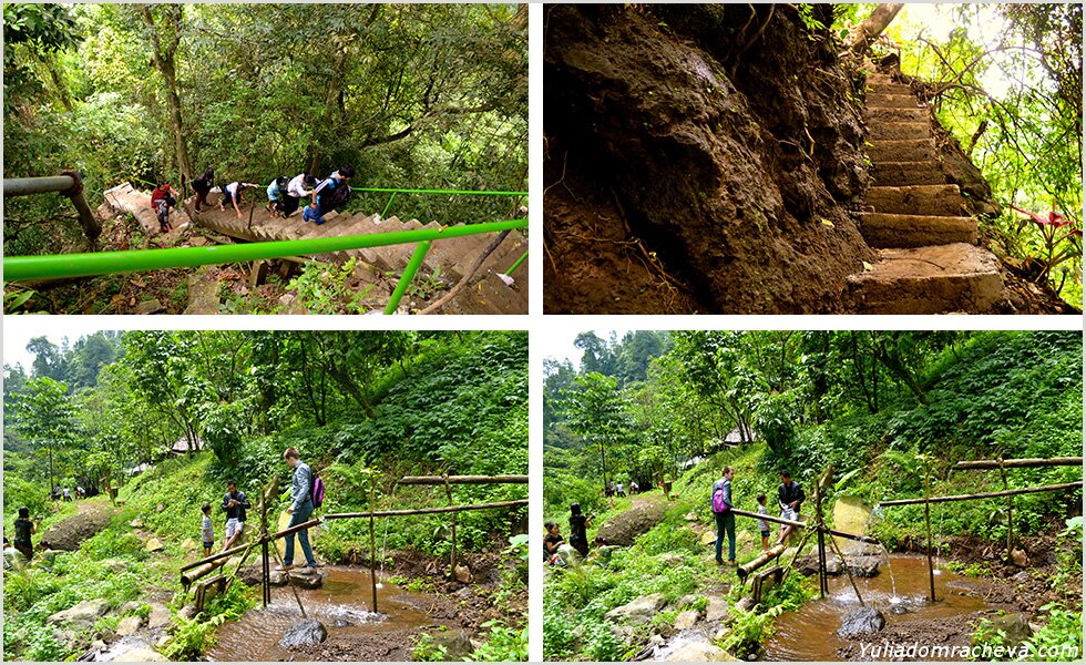 Путь к водопадам Lemukih Grombong - настоящий квест